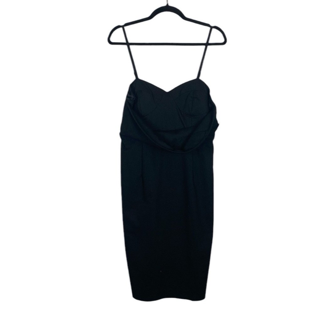 BARDOT black slim bodycon dress
